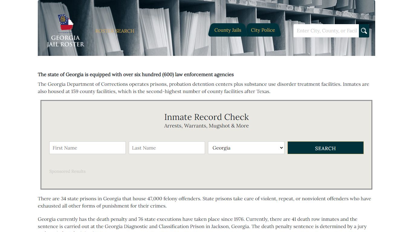 Fannin County | Georgia Jail Inmate Search